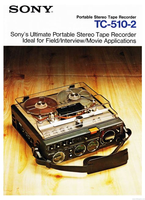 Reel To Reel Tape Recorder Vintage, Reel To Reel Tape Recorder, Reel To Reel, Sony Walkman, Audio Tape, Old Technology, Retro Gadgets, Tape Deck, Tape Recorder