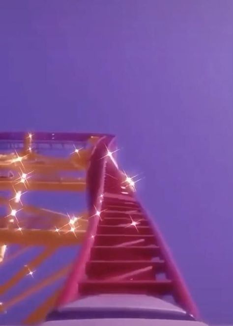 Aesthetic Roller Coaster Videos, Pink Moving Background, Rollar Coster, Pink Moving Wallpaper, Rollercoaster Videos, Glam Wallpaper, Arte Glitter, Dreams Core Aesthetic, Star Overlays