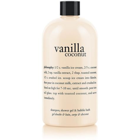 Philosophy Vanilla, Philosophy Products, Selfcare Products, Vanilla Body Wash, Supernatural Dr, Coconut Shampoo, Hygiene Care, Shower Skin Care, Body Smells