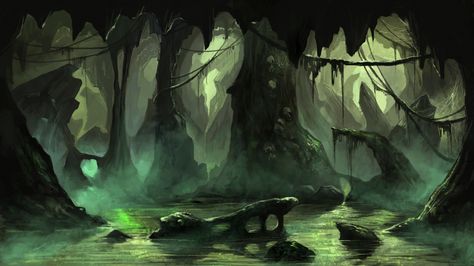 swamp | Nebula Game Studios Corrupted Forest, Swamp Background, Dnd Underdark, Halloween Mural, 2d Game Background, Backgrounds Hd, Misty Forest, Fantasy Forest, Game Background