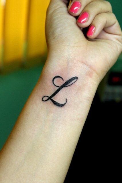 For the girls Letter L Tattoo, Fingerprint Tattoos, Alphabet Tattoo Designs, Cursive Tattoos, L Tattoo, Tattoos With Kids Names, Tattoo Templates, Initial Tattoo, Calf Tattoo