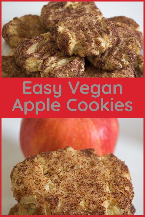 They say that an apple a day keeps the doctor away. Well these apple cookies might just be the thing the doctor ordered then. Made with grated apple these cookies might not be 100% healthy but they are definitely a step in the right direction and they taste divine.   #vegan #veganrecipes #veganblog #cookies #vegancookies #applecookies Vegan Apple Cookies, Shed Design Ideas, Apple Cookies Recipes, Cornmeal Recipes, Breakfast Cookies Healthy, Raw Vegan Desserts, Fruit Cookies, Vegan Cookies Recipes, Vegan Apple