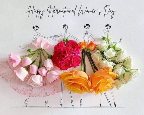 International Womens Day Poster, Art Display Wall, Flower Petal Art, Tea Packaging Design, Happy Woman Day, 8 March, International Women’s Day, International Women's Day, Creative Artwork