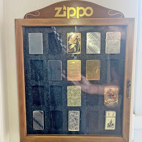 Keith took inspiration from our @originalzippo lighter case build over on YouTube to start his own collection and house them smartly and safely in this stunning wall display! "I thought your project was spot on which inspired me to create my mini version haha!" We are blown away by this Keith, make sure you get in touch when you've filled all your empty slots with zippos! Rate Keith's setup out of 10! #shadowfoam #zippo #zippolighter #collection #satisfying #build Zippo Lighter Display Case, Lighter Display, Lighter Case, Zippo Lighter, Wall Display, Display Case, Inspire Me, Slots, To Start