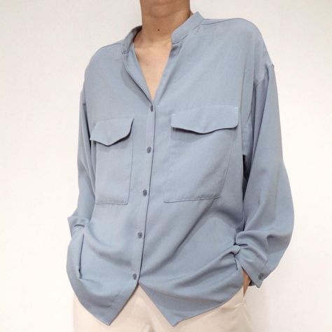 Button Shirt, Blue