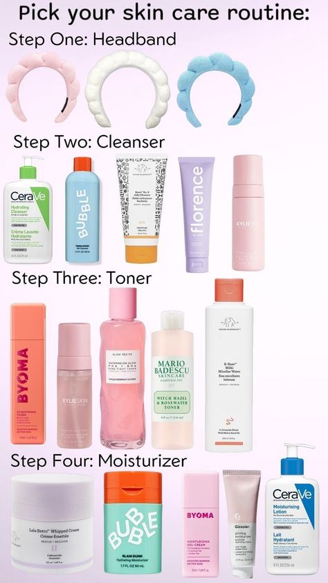 Pick Your Skincare Routine, Cerave Moisturizing Lotion, Skincare Ideas, Skin Care Routine Order, Sephora Skin Care, Skincare Inspiration, Basic Skin Care Routine, Perfect Skin Care Routine, Pretty Skin Care