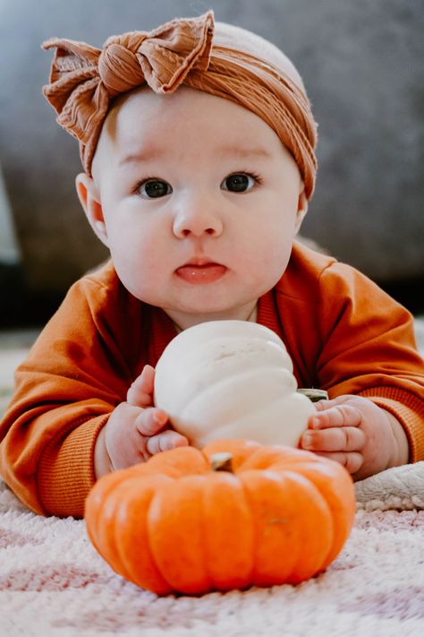 Pumpkin baby | Halloween photography | fall photography Fall Newborn Pictures, Fall Newborn, Fall Baby Pictures, Warm Apple Cider, Halloween Photography, Fall Photography, Pumpkin Baby, Fall Theme, Baby In Pumpkin