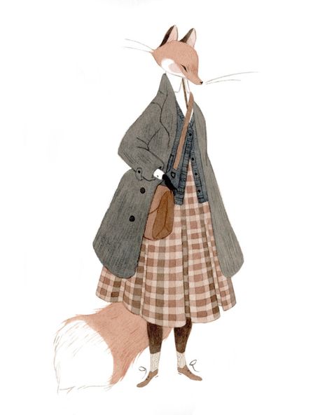 vanessa gillings on Tumblr Vanessa Gillings, Cat Character, Children Book, Fairytale Art, Fox Art, Childrens Illustrations, Whimsical Art, Art Plastique, Animal Illustration