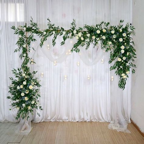 Gazebo Flowers, Wedding Archway, Flower Wedding, White Rose, Gazebo, Arch, White