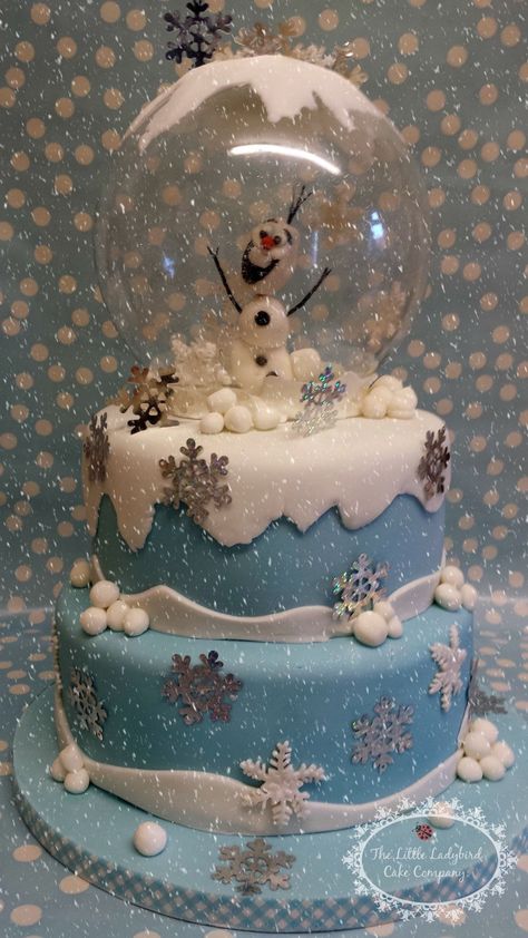 Snow Globe Cookies, Globe Cookies, Elena Gnut, Ideas For Cupcakes, Globe Cake, Winter Torte, Olaf Cake, Cupcakes Ideas, Cupcakes Decorados