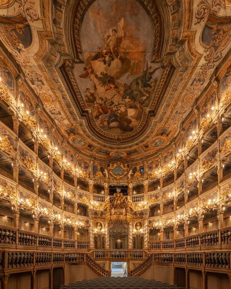 🎭 The two faces of an opera house ✨ The Margravial Opera House of Bayreuth is really one of a kind. No matter how you look at it, the… | Instagram Geneva Lee, Palais Garnier Paris, Bayreuth Germany, Paris Opera House, Aphrodite Aesthetic, Palais Garnier, Vampire Series, Baroque Architecture, Two Faces