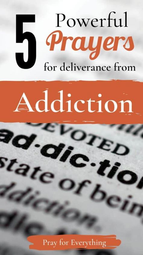 With Jesus, you can break the chains of addiction. Here are 5 powerful prayers for deliverance from addiction that you can pray over your loved one. Prayers For Deliverance, Deliverance Ministry, Walk In The Spirit, Deliverance Prayers, Powerful Prayers, Bible Study Verses, Power Of Prayer, Daily Prayer, Prayer Journal