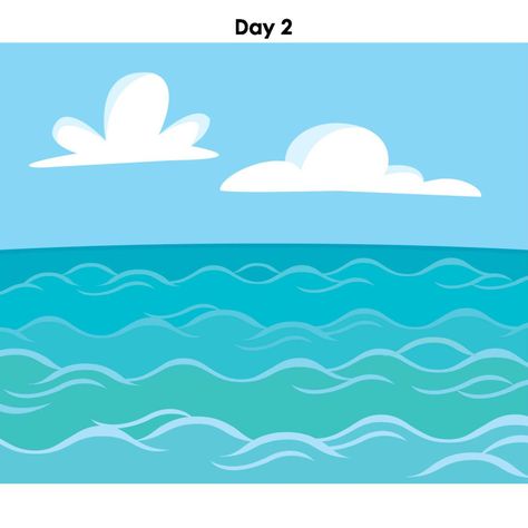 Sunday School Lesson 2 | Day 2 of Creation: Sky - In My World Day 2 Of Creation, Creation Bible Lessons, Preschool Bible Activities, Homeschool Coop, Creation Activities, Sunday School Object Lessons, 7 Days Of Creation, Creation Bible, God Creation