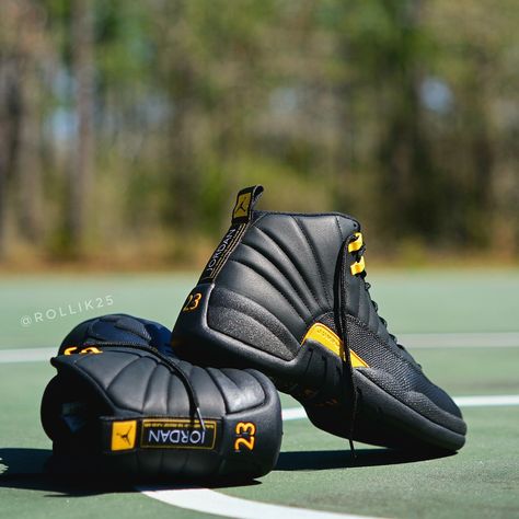 Jordan 12 Retro, Jordan 12, Jordans 12, Black Shoes, Jordan, Sneakers, On Instagram, Black, Instagram