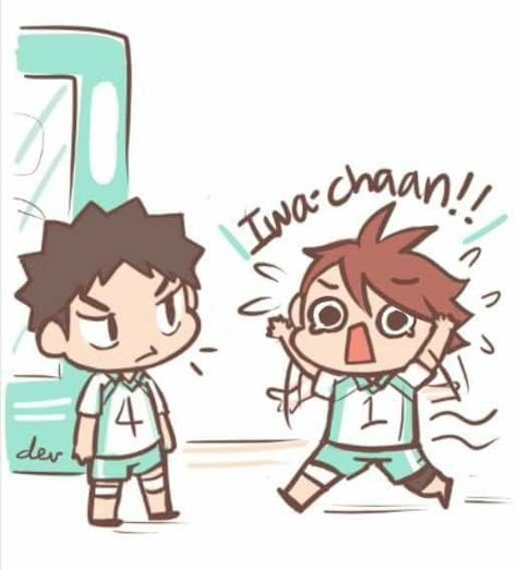 Iwa Chan, Aoba Johsai, Oikawa Tooru, Volleyball Anime, Haikyuu Karasuno, Haikyuu Funny, Haikyuu Ships, Haikyuu Manga, Haikyuu Characters