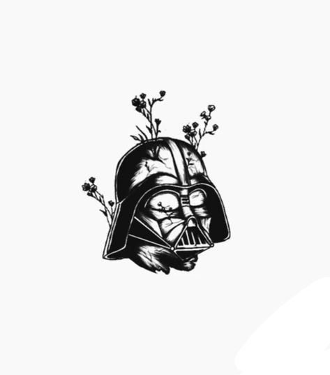 Yoda Tattoo Minimalist, Star Wars Clone Tattoo Ideas, Star Wars Tattoo Darth Vader, Darth Vader Tattoos, Star Wars Tattoo Stencil, Star Wars Flash Tattoo, Small Star Wars Tattoo, Minimalist Star Wars Tattoo, Honeymoon Tattoo