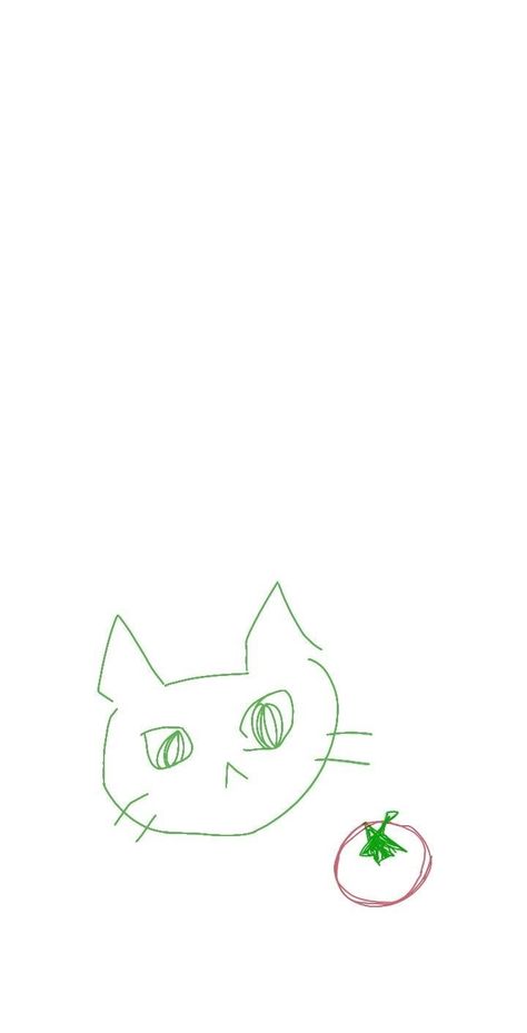 Haerin Wallpaper Cat And Tomato, Haerin New Jeans Wallpaper Cat, Haerin Wallpaper Lockscreen Cat, Haerin Cat Drawing, Nwjns Wallpaper Aesthetic, Tomato Wallpaper Iphone, Kpop Art Wallpaper, Cute Newjeans Wallpaper, Newjeans Phoning Wallpaper