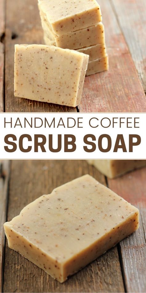 Diy Coffee Soap, Cold Press Soap Recipes, Lye Soap Recipe, Coffee Soap Recipe, Cold Press Coffee, Homemade Coffee Scrub, Natural Soaps Recipes, Easy Soap Recipes, Diy Soap Recipe