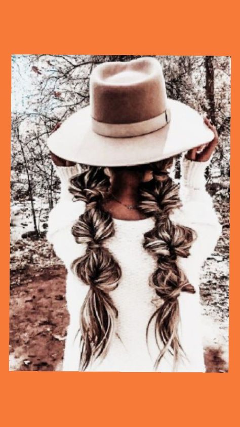 Cowgirl Hairstyles, Hat Hair, Latest Hairstyles, Cowboy Hat, Hat Hairstyles, Cowboy Hats, Curly Hair Styles, Cowboy, Braids