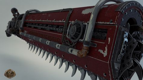 Warhammer Chainsword Concept Chainsword 40k, 3d Concept, Soul Eater, 3d Projects, Dieselpunk, Warhammer 40k, Graphic Card, Soldier, Concept Art