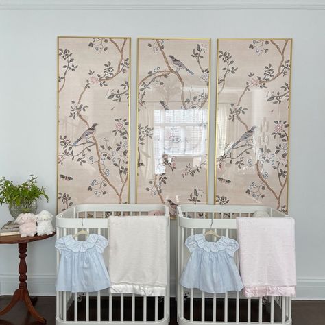 Avignon Chinoiserie Blush Peel 'n Stick or Prepasted - Etsy New Zealand Chinoiserie Nursery, Wildflower Mural, Chinoiserie Panels, Chinoiserie Mural, Chinoiserie Wallpaper, Flower Mound, Mural Design, Wallpaper Removable, Silver Lake