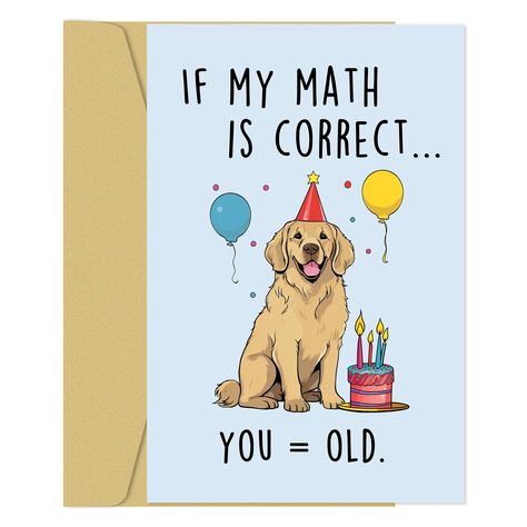 PRICES MAY VARY. Send this funny birthday card to someone with a great sense of humor to remind them of how old they are. Card Size: The card size is 8 x 5.3 inches/20.5 x 13.5cm (folded). Comes with an envelope and sticker for mailing or gifting. Blank Inside: The inside of the card is blank, you can design it by yourself, draw it on or write what you want. Card Material: This card is printed on 300gsm recycled smooth cardstock for a high quality feel. After-sales Service: If you are not satisf What To Write In A Birthday Card For Friend, Card Ideas For 50th Birthday, Funny 80th Birthday Cards, Quick Birthday Cards, Unique Birthday Party Themes For Adults, 70th Birthday Cards For Men, Adult Birthday Party Ideas For Men, Male 30th Birthday Ideas, Funny Birthday Cards For Friends