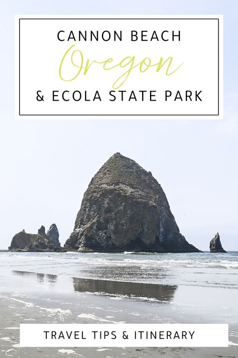 The very best sights and things to do when visiting Cannon Beach, Oregon, including Haystack Rock and Ecola State Park Ecola State Park Oregon, Haystack Rock Oregon, Coastal Oregon, Canon Beach, Oregon State Parks, Haystack Rock, Ecola State Park, Cannon Beach Oregon, Beach Bungalows