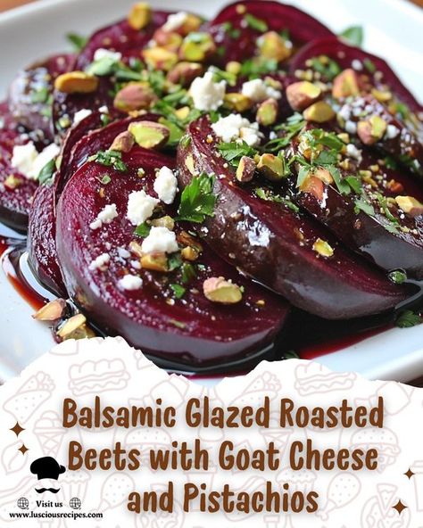 Roasted Beets With Goat Cheese, Beets With Goat Cheese, Luscious Recipes, Apple Walnut Salad, Cheese Alternative, Creamy Goat Cheese, Fresh Beets, Walnut Salad, Cucumber Recipes