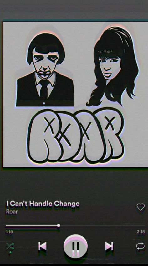 "I can't handle the change" by Roar☆ Roar Band Aesthetic, Roar Band Poster, I Can't Handle Change, Lyrics Journal, Music Collage, Band Wallpapers, Music Aesthetic, Music Wall, Music Covers