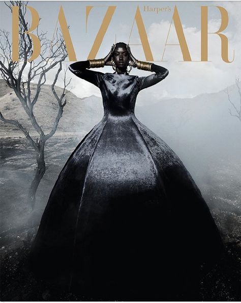 Bazaar Cover, Harpers Bazaar Covers, Anok Yai, Gothic Looks, Harper’s Bazaar, Harper's Bazaar, Harpers Bazaar, Magazine Covers, Fashion Editor