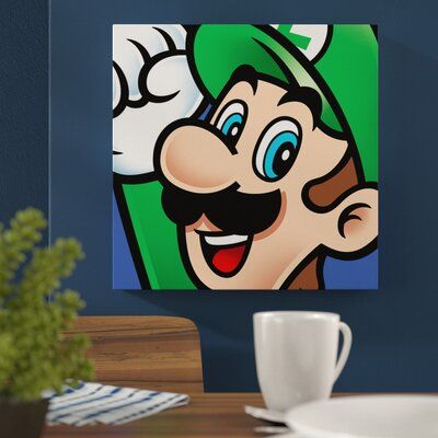 Super Mario Canvas Painting, Luigi Painting, Super Mario Painting, Mario Painting, Mario Luigi, Super Mario Art, Disney Classics, Mario Art, Cartoon Painting