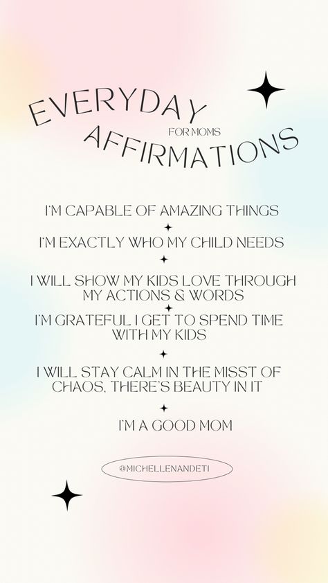 Parenting Affirmations Mom, New Mom Affirmations, Manifesting Motherhood, Mother Affirmations, Parent Affirmations, Parenting Mantras, Breastfeeding Affirmations, Motherhood Mantras, Motherhood Affirmations