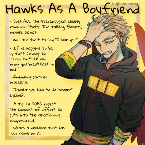 Hawks As Your Boyfriend Headcannons, Hawks Phone Call, Hawks X Yn Headcannons, Mha Fan Fiction, Hawks Mha Headcannons, Mha Hawks And Dabi, Hawks Sensitive Wings, I Like Them Big I Like Them Chunky, Dabihawks Headcanons