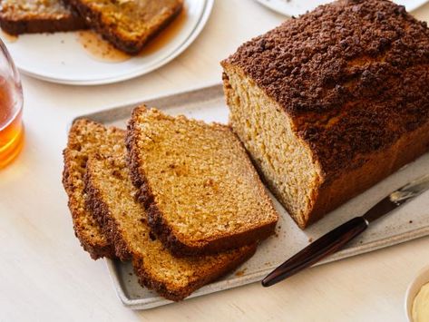 Korean Style Sweet Bread Food Network, Pancake Bread Recipe, Food Network Pumpkin Bread, Trader Joe’s Pancake Bread, Lunchbox Hacks, The Best Pumpkin Bread Food Network, Pancake Bread, Zucchini Bread Pancakes Smitten Kitchen, Measuring Flour