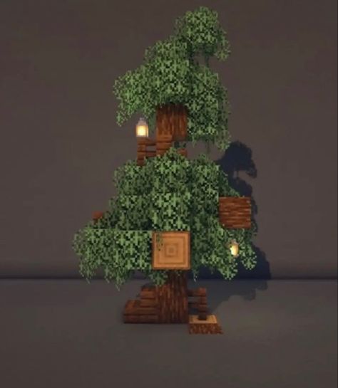 Minecraft Fall Trees, Minecraft Custom Trees Ideas, Minecraft Shrubbery, Minecraft Trees Design Spruce, Spruce Minecraft Builds, Minecraft Rocks Ideas, Mc Custom Tree, Minecraft Spruce Tree, Spruce Tree Minecraft