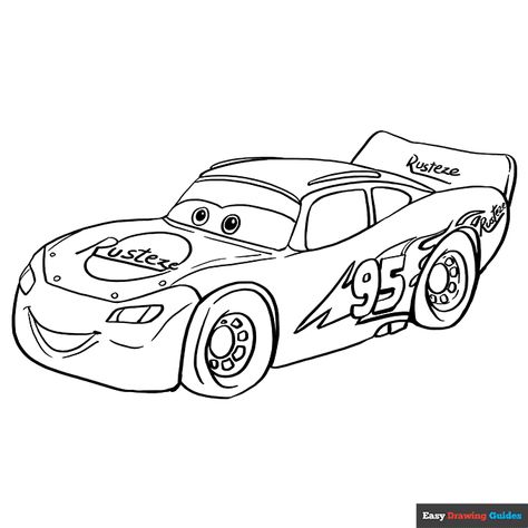 Free printable lightning mcqueen coloring page Lighting Mcqueen Coloring Page, Lightning Mcqueen Activities, Cars Lightning Mcqueen Drawing, Lightning Mcqueen Coloring Pages Free Printable, Lightning Mcqueen Outline, Lightning Mcqueen Sketch, Cool Car Coloring Pages, Lightning Mcqueen Coloring Pages, Pixar Cars Tattoo