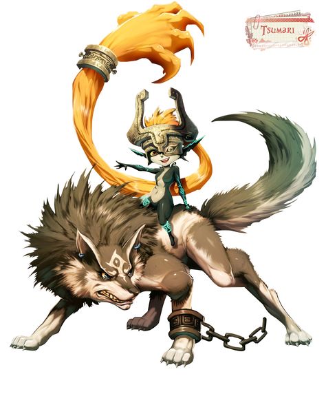 Midna and Wolf Link render Midna Tattoo, Wolf Link Tattoo, Link Midna, Midna Tattoo Twilight Princess, Wolf Link Twilight Princess, Zelda Wolf, Zelda Sleeve, Midna And Wolf Link, Midna Twilight Princess