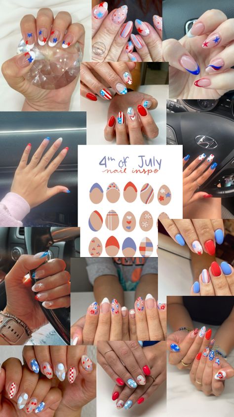 4th of July nail inspo! 🇺🇸🇺🇸 #nailinspo #fourthofjuly #july4th #preppy #nails #america #trumpforpresident #fyp #f4f 4th Of July Nail, Preppy Nails, Good In The World, 4th Of July Nails, July Nails, Online Community, July 4th, Fourth Of July, Nail Inspo