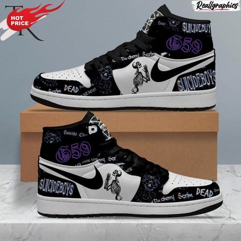 Suicideboys FTP G59 Air Jordan 1 Hightop Sneaker Boots Check more at https://www.reallgraphics.com/product/suicideboys-ftp-g59-air-jordan-1-hightop-sneaker-boots Fashion Shoes For Men, Rap Culture, Hightop Sneakers, Sneaker Games, Nike Air Jordan 1, Air Jordans Retro, Mens Fashion Shoes, Sneaker Collection, Sport Sneakers