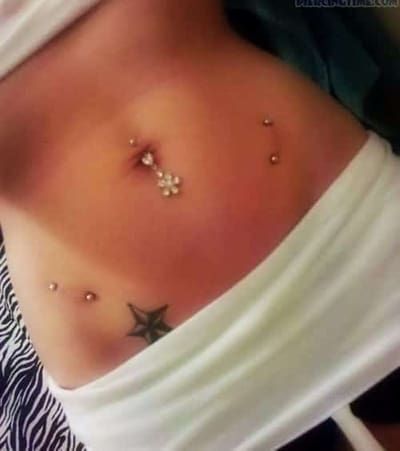 Nautical Star Tattoo, Hip Piercings, Hip Piercing, Nautical Star Tattoos, Lower Stomach Tattoos, Belly Piercings, Hip Bone, Flame Tattoos, Nautical Star