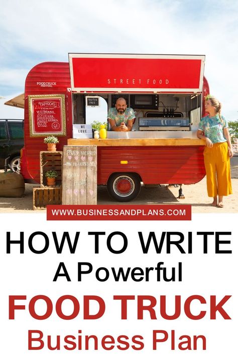 How to Write a Powerful Food Truck Business Plan Bakery Food Truck Menu Ideas, Soup Food Truck Ideas, What To Sell In A Food Truck, Coffee Truck Business Plan, Diy Food Trailer How To Build, Beverage Food Truck, School Bus Food Truck Conversion, Cute Food Truck Design, Camper Turned Food Truck