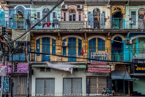 Old Buildings in Saigon | by Jeff Perigois Slum Building, Animation Ideas, Saigon Vietnam, Digital Sketch, Building Illustration, Vintage Architecture, Heritage House, Building Concept, Collage Wallpaper