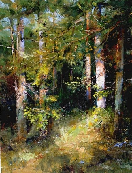 Wonder Forest, Oil Painting Trees, Abstract Tree Painting, Oil Painting Nature, Contemporary Landscape Painting, Canvas Oil Painting, Pastel Landscape, Pastel Paintings, Oil Painting Texture