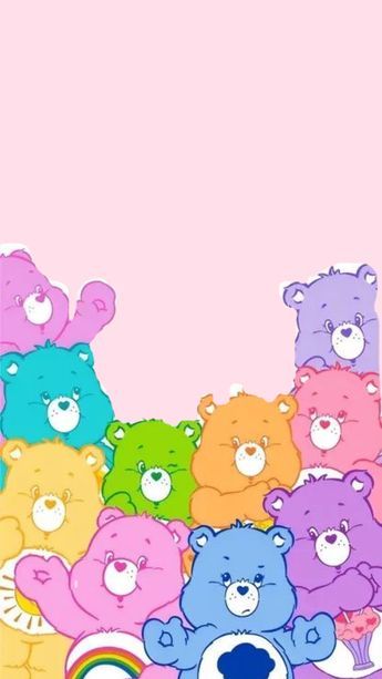 Care Bear Wallpaper Aesthetic, Care Bear Wallpaper, Bear Wallpaper Aesthetic, Care Bears Wallpaper, Shuffle Wallpaper, Bears Wallpaper, Bear Wallpaper, Care Bear, Care Bears