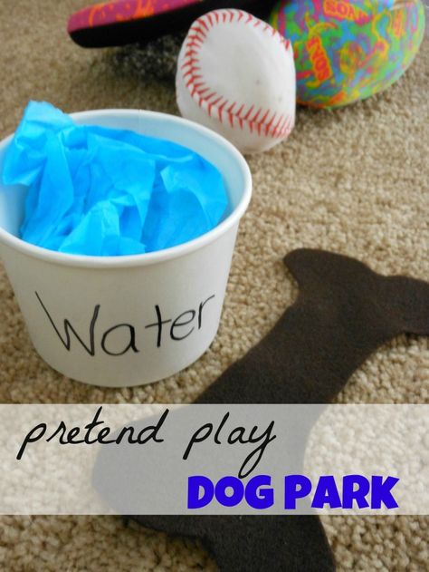 Dog park and adoption pretend play area. love this dog activity for kids! Pretend Play Area, Pet Study, Pet Activities, Dog Activity, Imagination Play, Pet Theme, Pets Preschool Theme, Dramatic Play Area, Dramatic Play Preschool