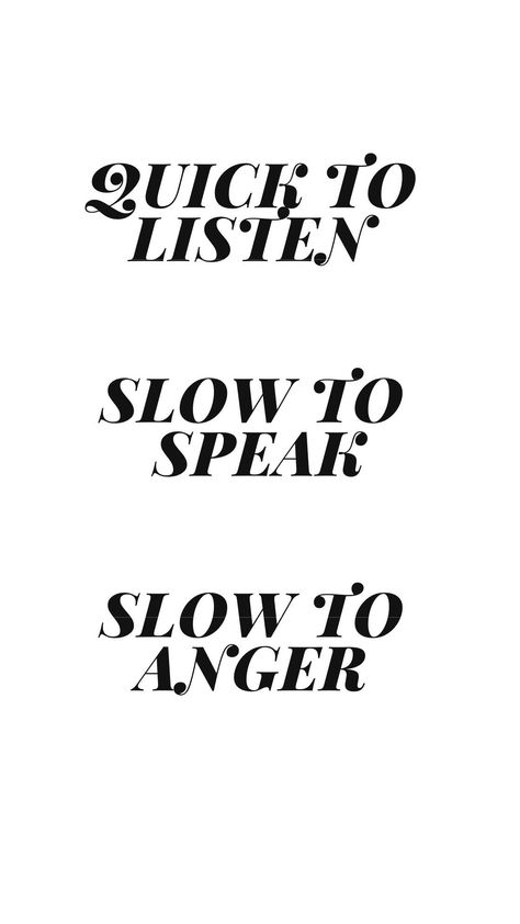 Slow To Speak Slow To Anger, Slow To Speak, Slow To Anger, Words Worth, Moon Magic, 2024 Vision, Scripture Quotes, Quotable Quotes, To Listen