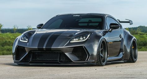 Toyota GR86 Gets Wild Looks Thanks To ADRO's Widebody Kit | Carscoops Gr86 Modified, Race Cars Aesthetic, Race Car Themes, Toyota Gr86, Race Car Driving, Gr 86, Trojan Horse, Sports Car Wallpaper, Wide Body Kits