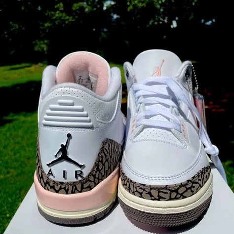 Air Jordan Retro 3 Outfit Women, Air Jordan 3 Outfit Woman, Jordans For Women, Jordan 3 Outfit Women, Jordans 3, Cool Nike Shoes, Air Jordan Retro 3, Cute Jordans, Jordan Swag