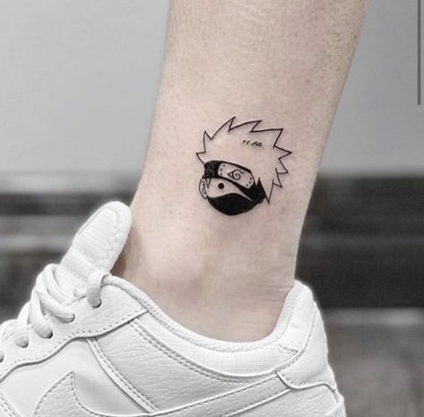 Kakashi Tattoo, Tatuagem Masculina Pequena, Naruto Tattoo, Geek Tattoo, Muster Tattoos, Kawaii Tattoo, Aesthetic Tattoo, Dream Tattoos, Anime Tattoos