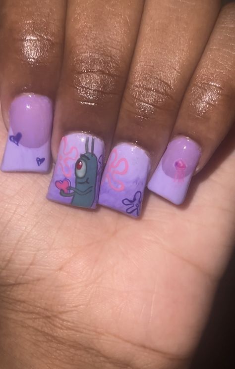 Duck Nails, Character Portraits, Nail Art, Valentines, Nails